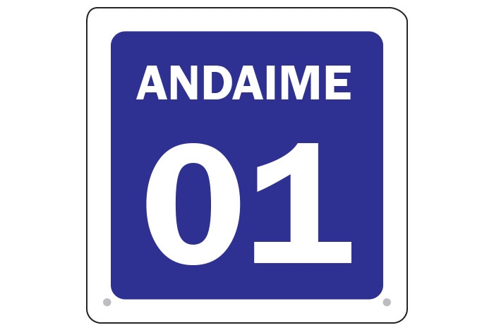 Placa de Sinalização para Andaime