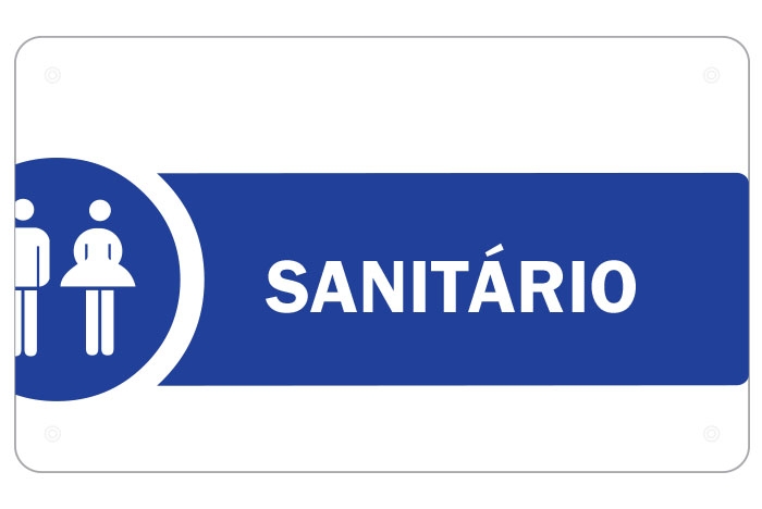 Placa Sanitário