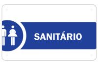 Placa de Sinalização para Sanitário