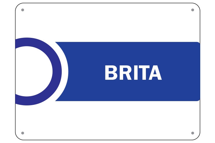 Placa para Identificação de Bloco - Brita