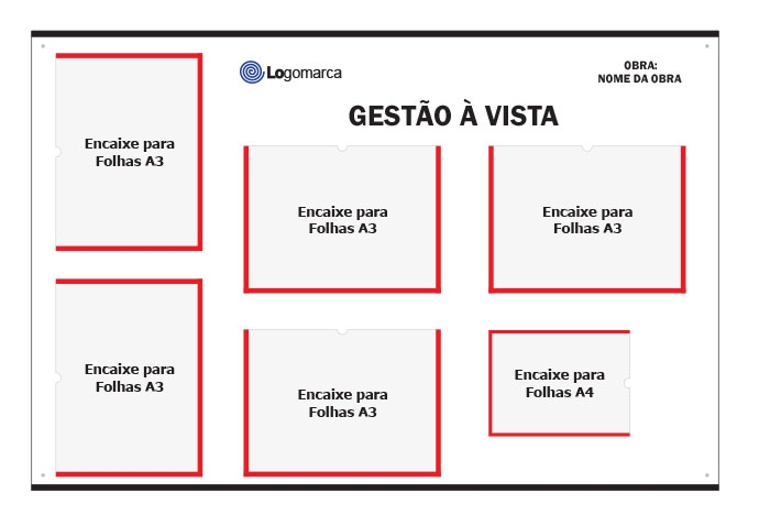 Quadro de Gerenciamento - Gestão Ã  vista