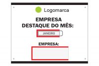 Quadro de Gerenciamento - Empresa do Mês