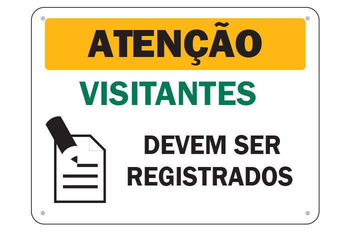 Visitantes Devem Ser Registrados