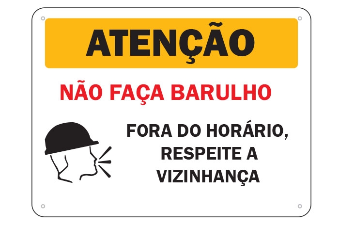 Não Faça Barulho  All Plak - Oficina de Comunicação