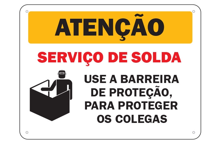 Atenção Serviço de Solda